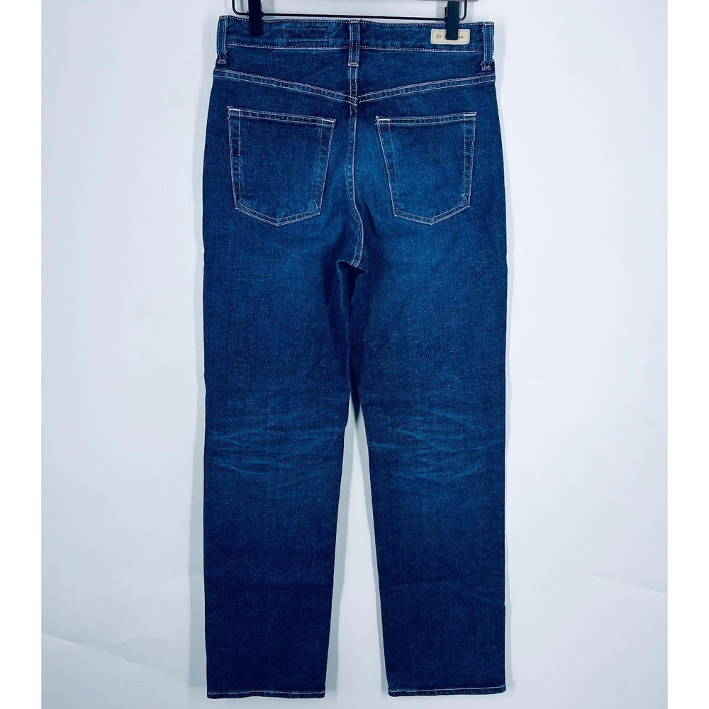 AG Adriano Goldschmied Alexxis Straight High Rise Jeans Japanese Denim 28 Indigo - Picture 2 of 14